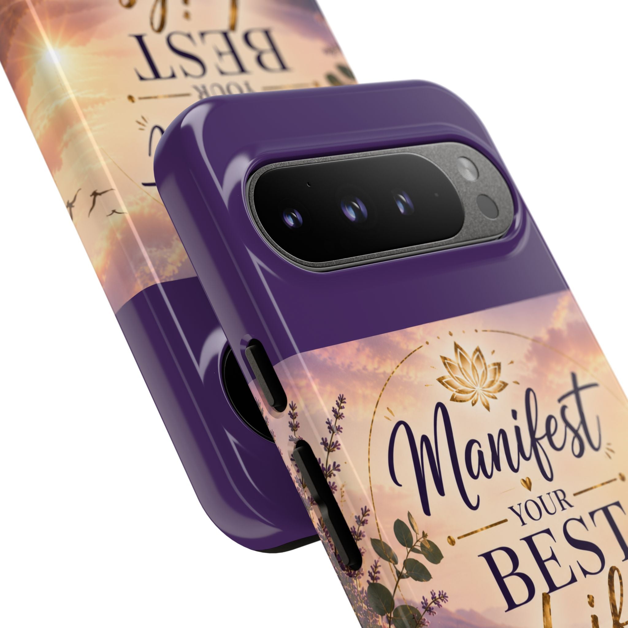 Manifest Your Best Life Phone Case — Inspirational Spiritual Protective Cover