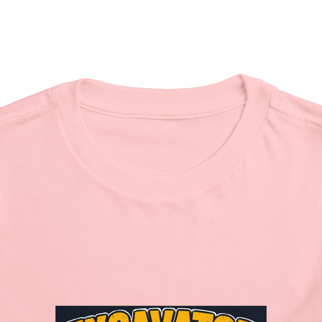 Excavator Toddler Tee — "I Dig Big Dreams" Construction Shirt