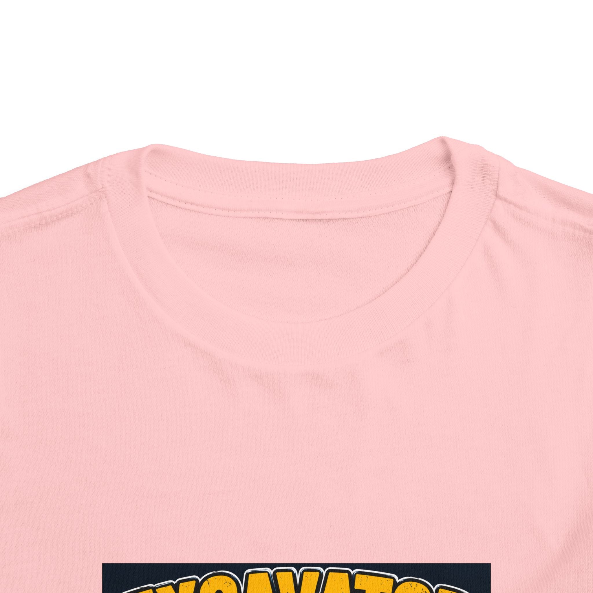 Excavator Toddler Tee — "I Dig Big Dreams" Construction Shirt