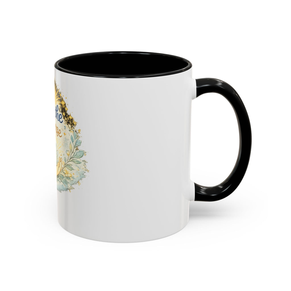 Trust the Universe Accent Coffee Mug — Inspirational Spiritual Tea & Coffee Cup (11/15oz)
