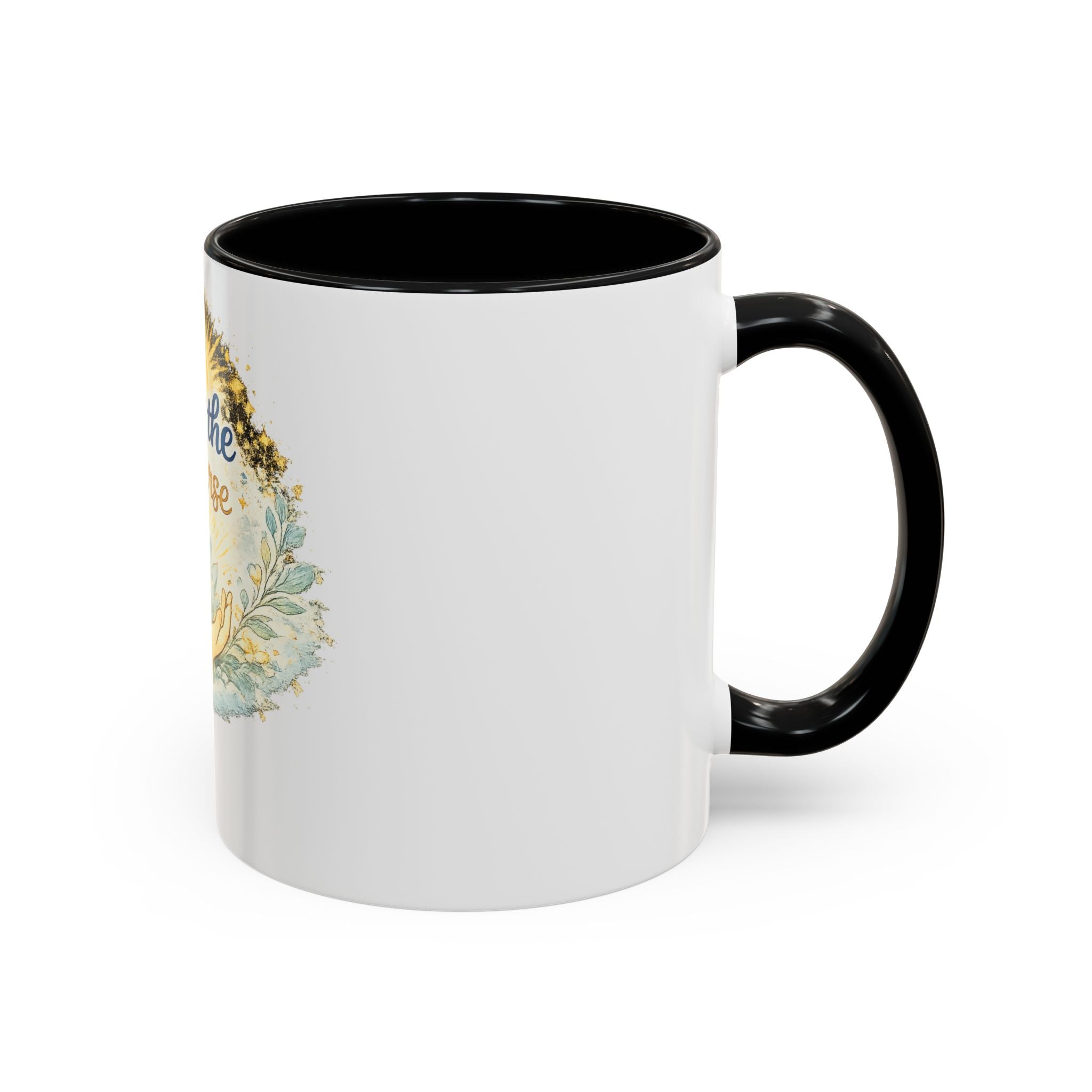 Trust the Universe Accent Coffee Mug — Inspirational Spiritual Tea & Coffee Cup (11/15oz)