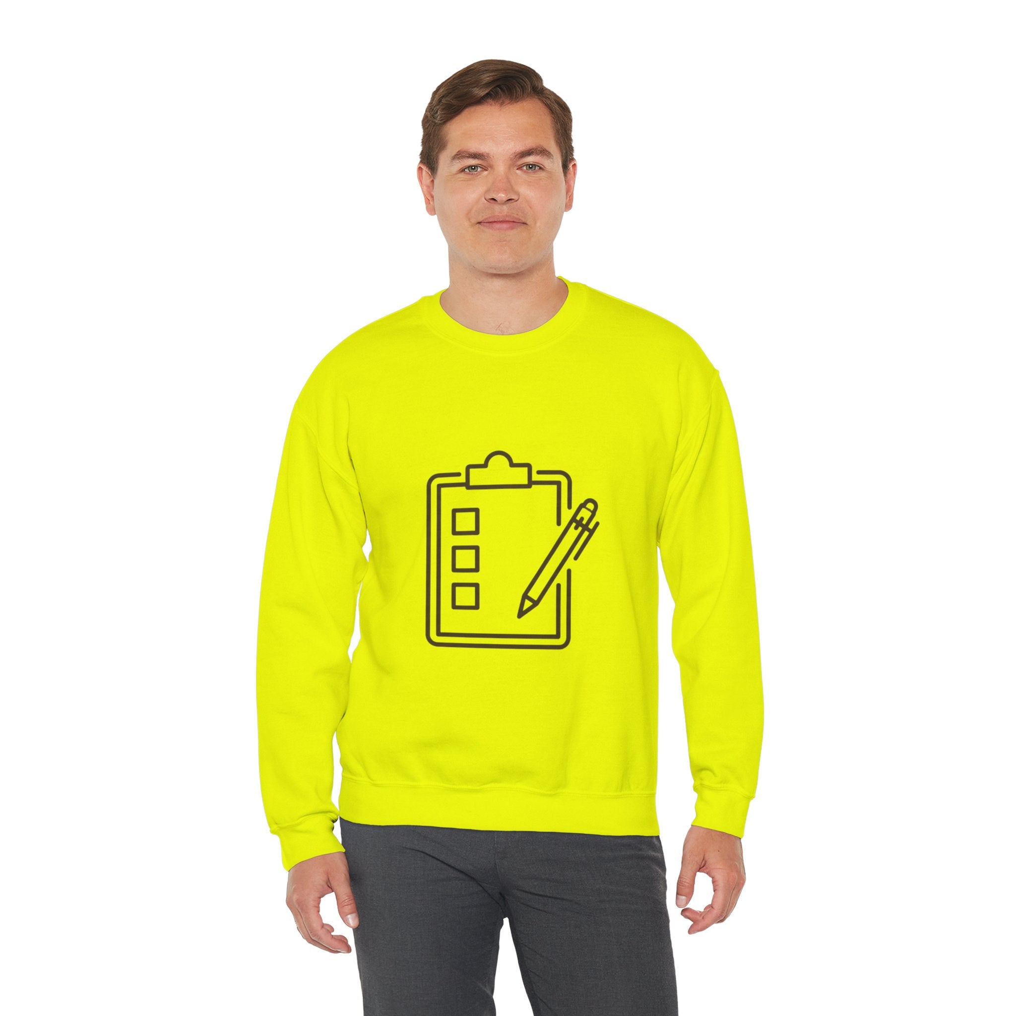 Checklist Crewneck Sweatshirt — Minimal Planner Icon Pullover