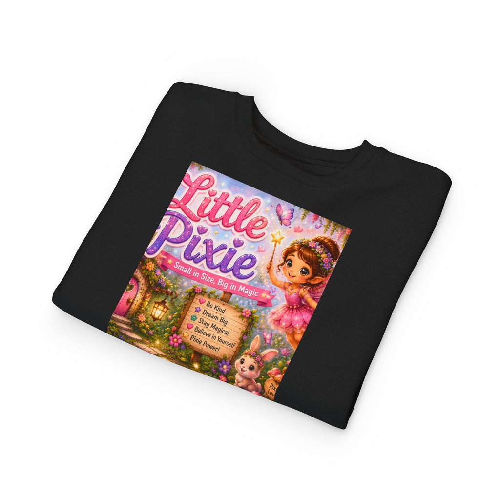 Little Pixie Toddler Sweatshirt - Cute Fairy Graphic Pullover for Kids