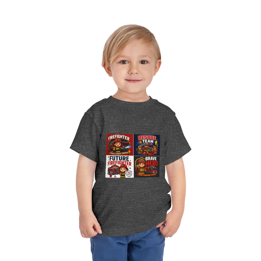 Toddler Firefighter Tee – "Future Firefighter" Rescue Team Brave Hero Kids Shirt