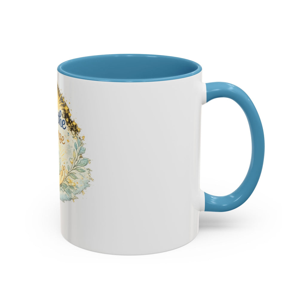 Trust the Universe Accent Coffee Mug — Inspirational Spiritual Tea & Coffee Cup (11/15oz)