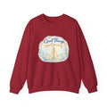 Crewneck Sweatshirt — "Good Things Are Coming" Praying Hands Inspirational Pullover