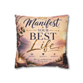 Manifest Your Best Life Decorative Pillowcase