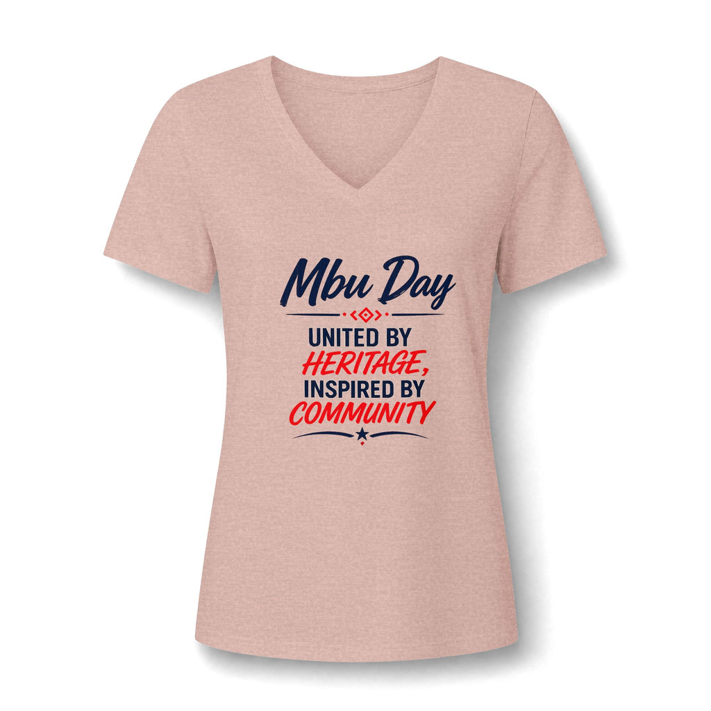 MBU Day Houston Women's V-Neck Tee – Lion Graphic Event Shirt