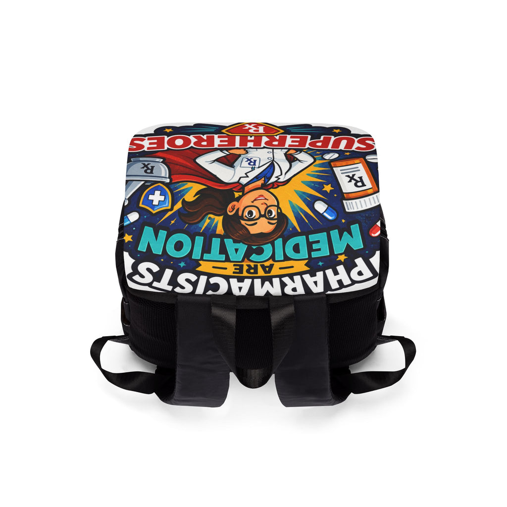 Pharmacist Superheroes Backpack — Rx Nurse Hero Medical School Bag