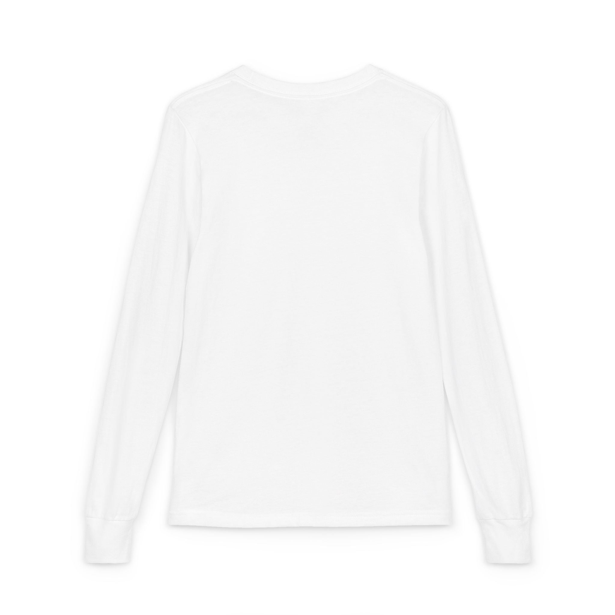 Grumpy Bear Kids Long Sleeve Tee — Cute Cartoon Bear & Bunny Graphic