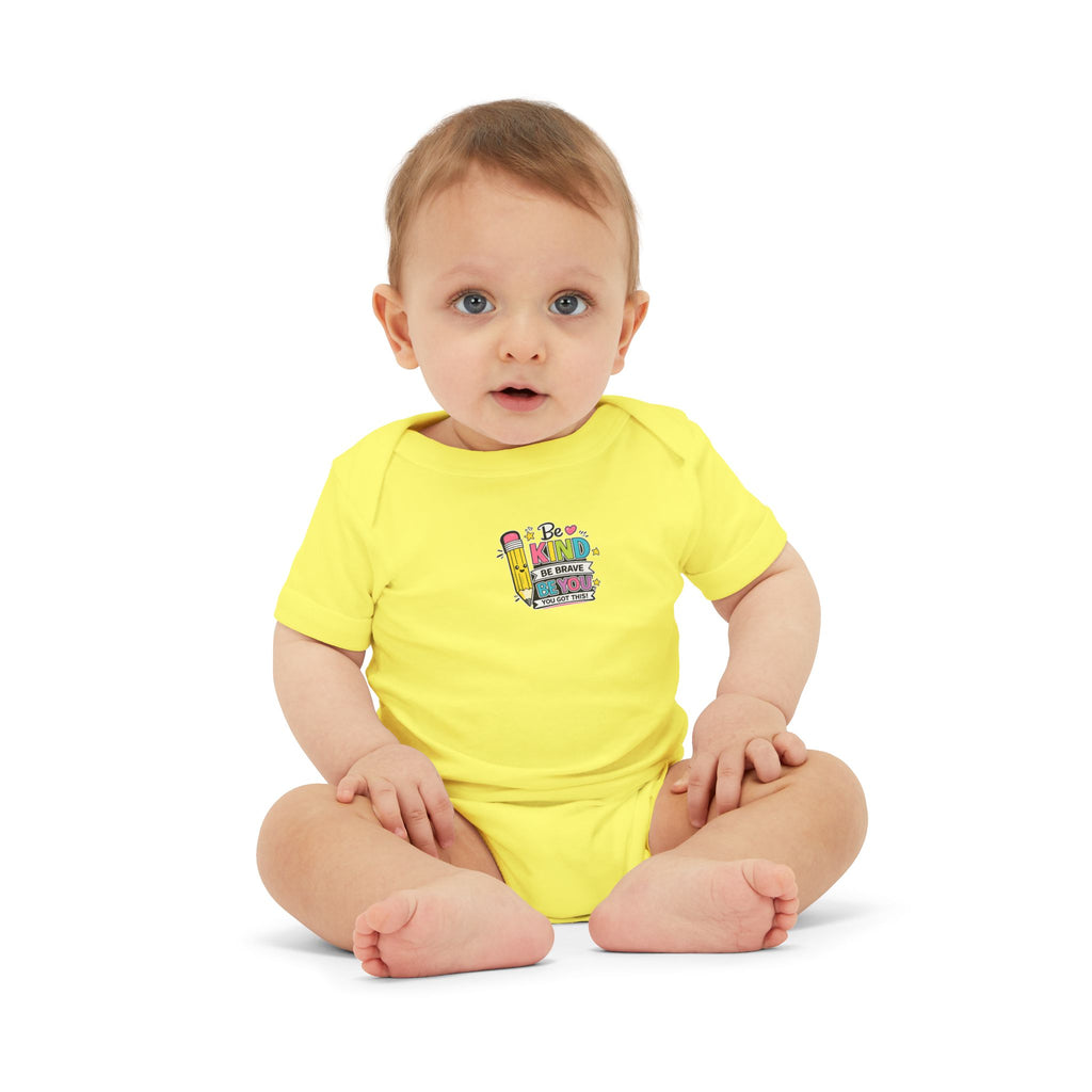 Infant Onesie - Colorful Stacked Books "Read to Me" Baby Bodysuit