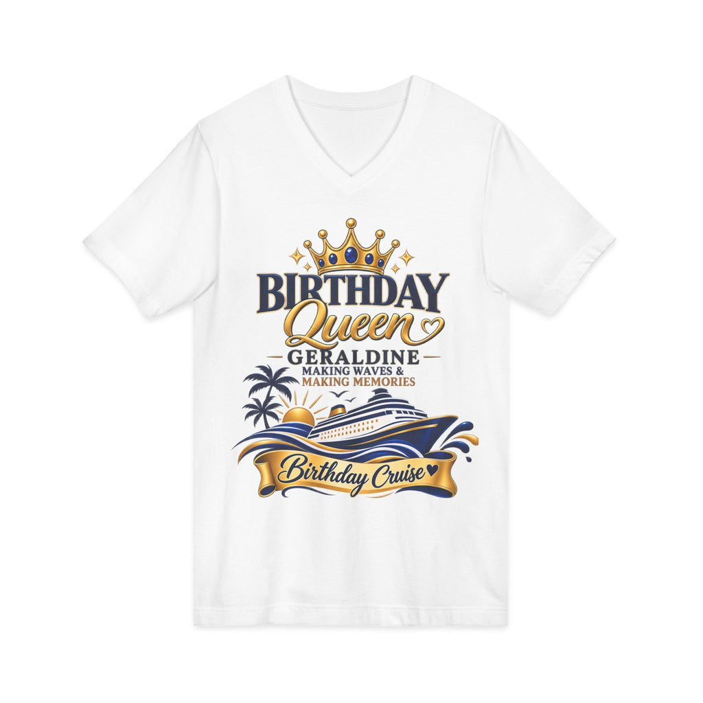 Birthday Queen Cruise T‑Shirt — Celebrating the Amazing Geraldine on a Cruise
