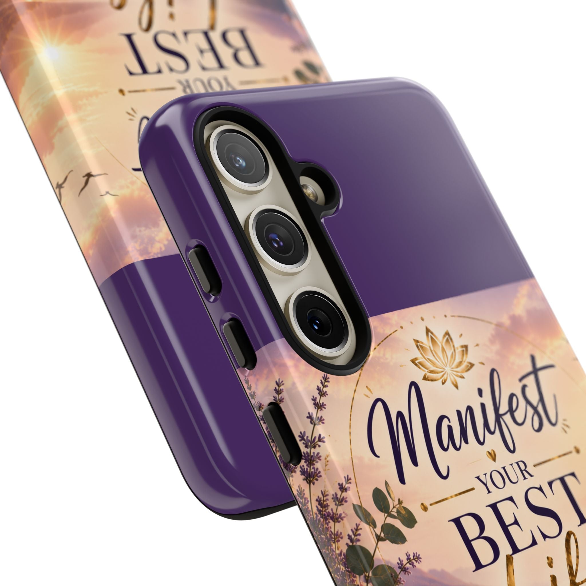 Manifest Your Best Life Phone Case — Inspirational Spiritual Protective Cover