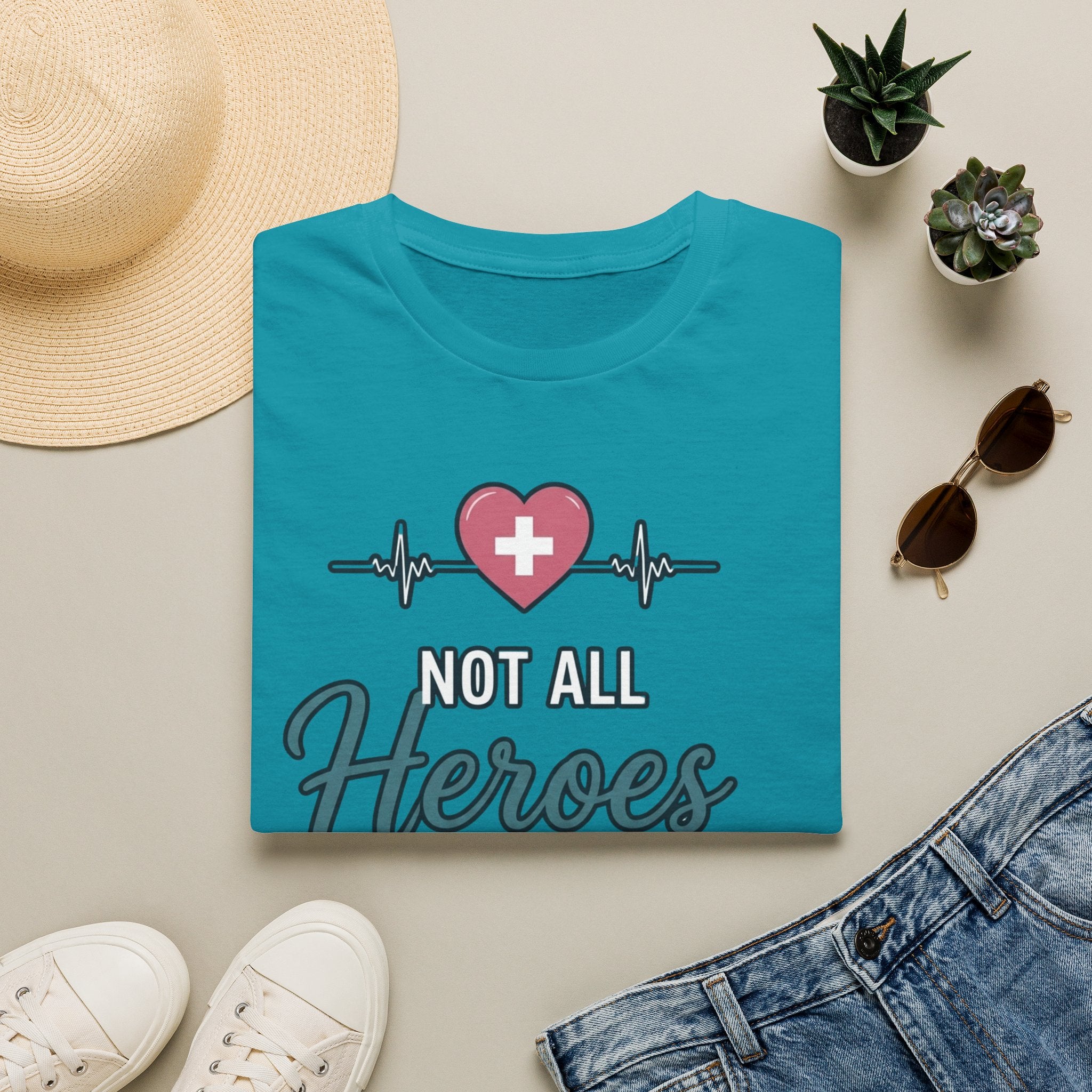 Nurse 'Not All Heroes Wear Capes' T-Shirt