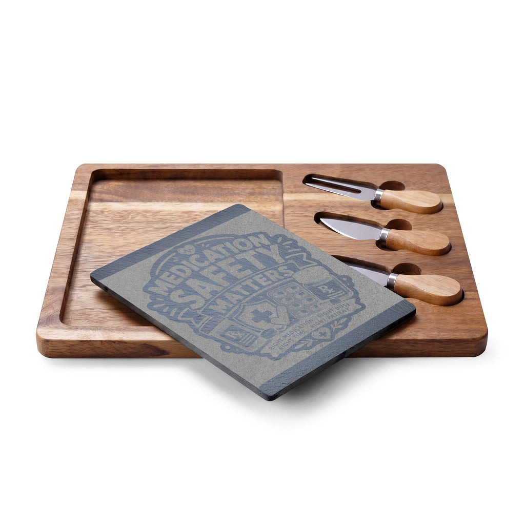 Medication Safety Matters Engraved Serving Board | Perfect Gift for Pharmacists
