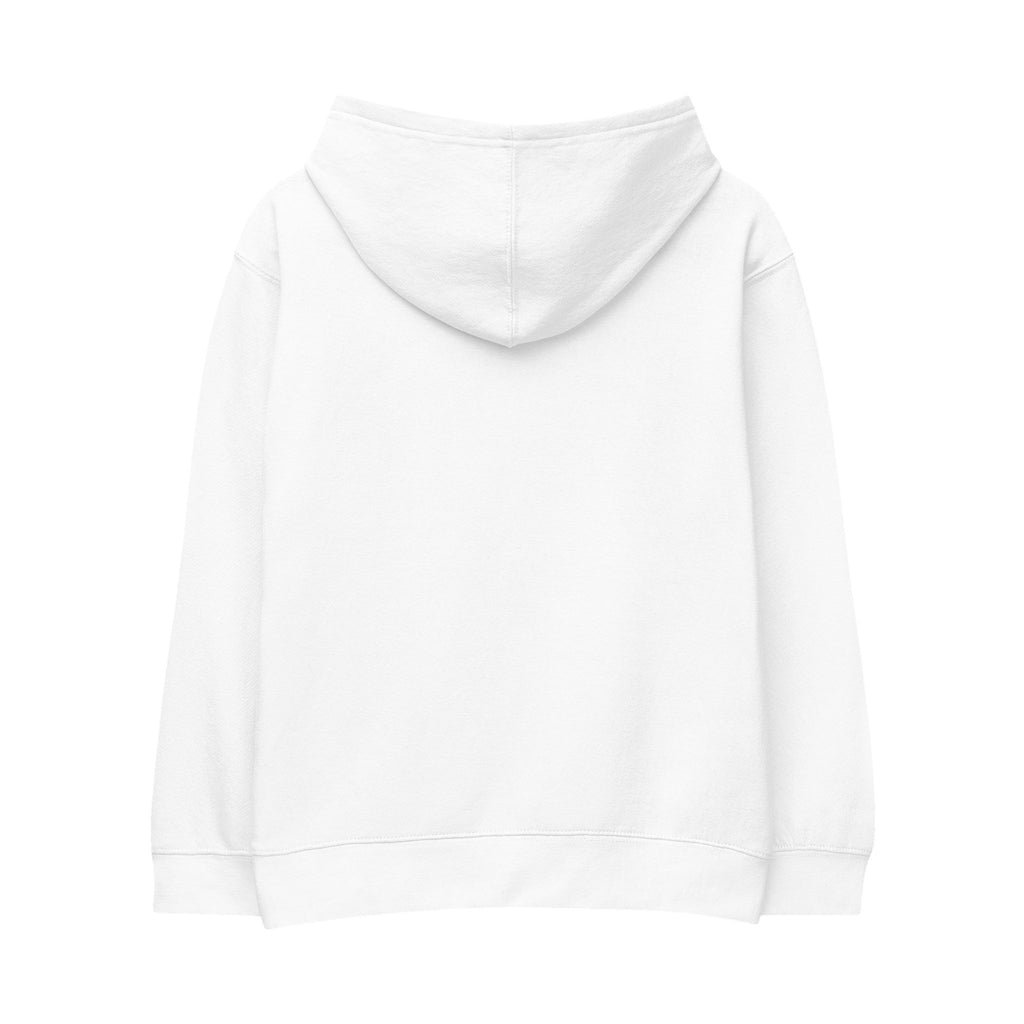 Kids Sports Embroidered Hoodie – 'I Love School' Playful Athletic Design