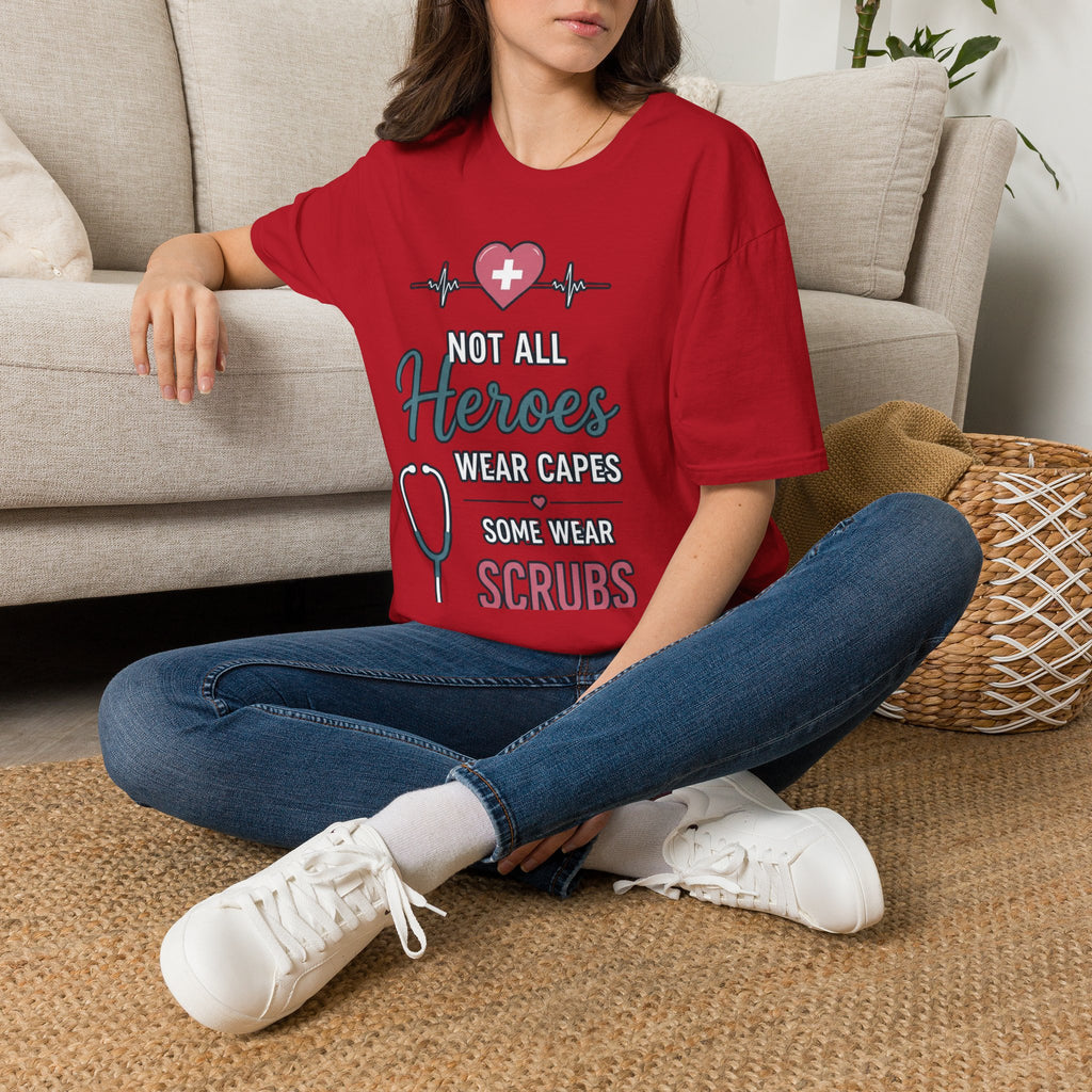 Nurse 'Not All Heroes Wear Capes' T-Shirt