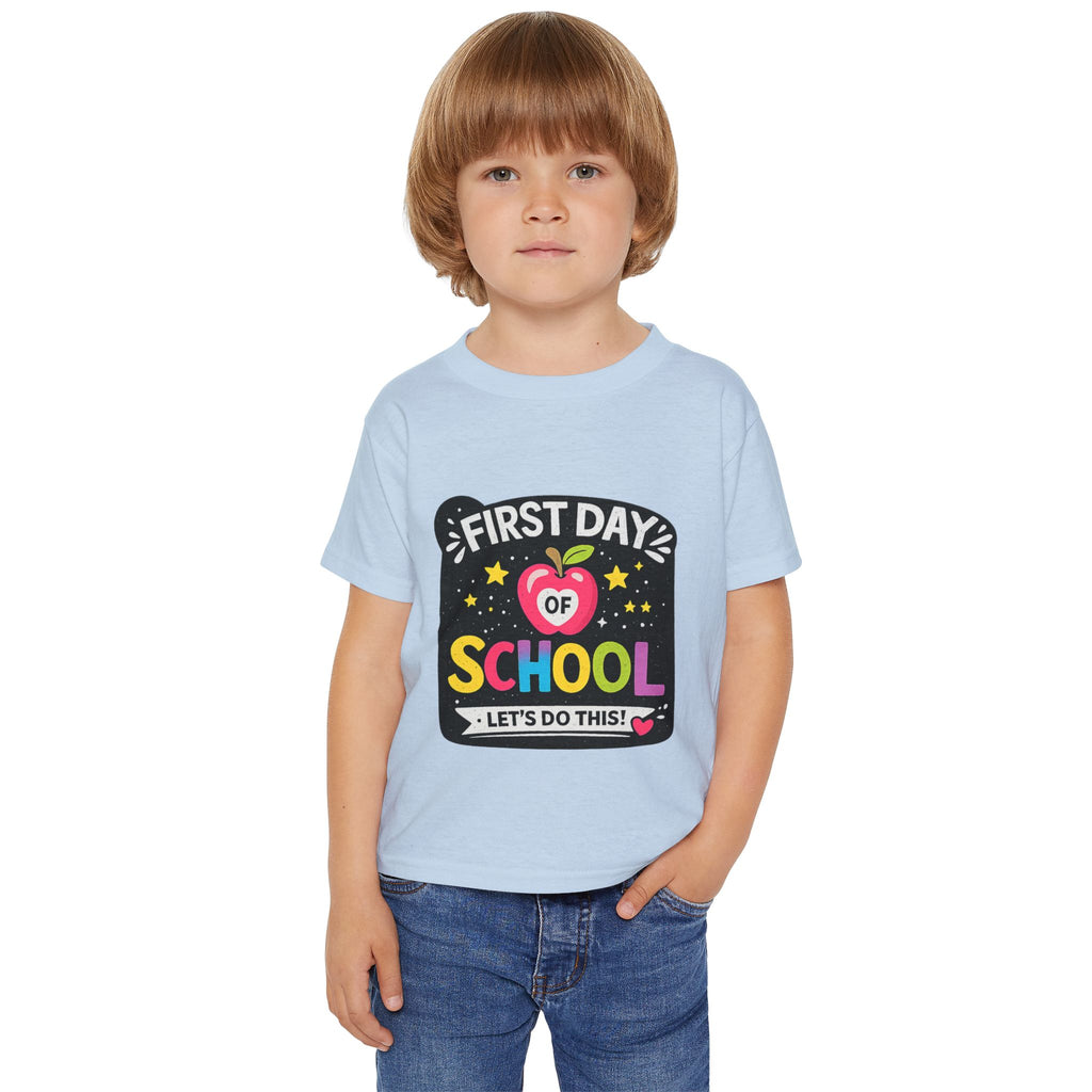First Day of School Toddler T-Shirt — "Let's Do This!" Back-to-School Tee