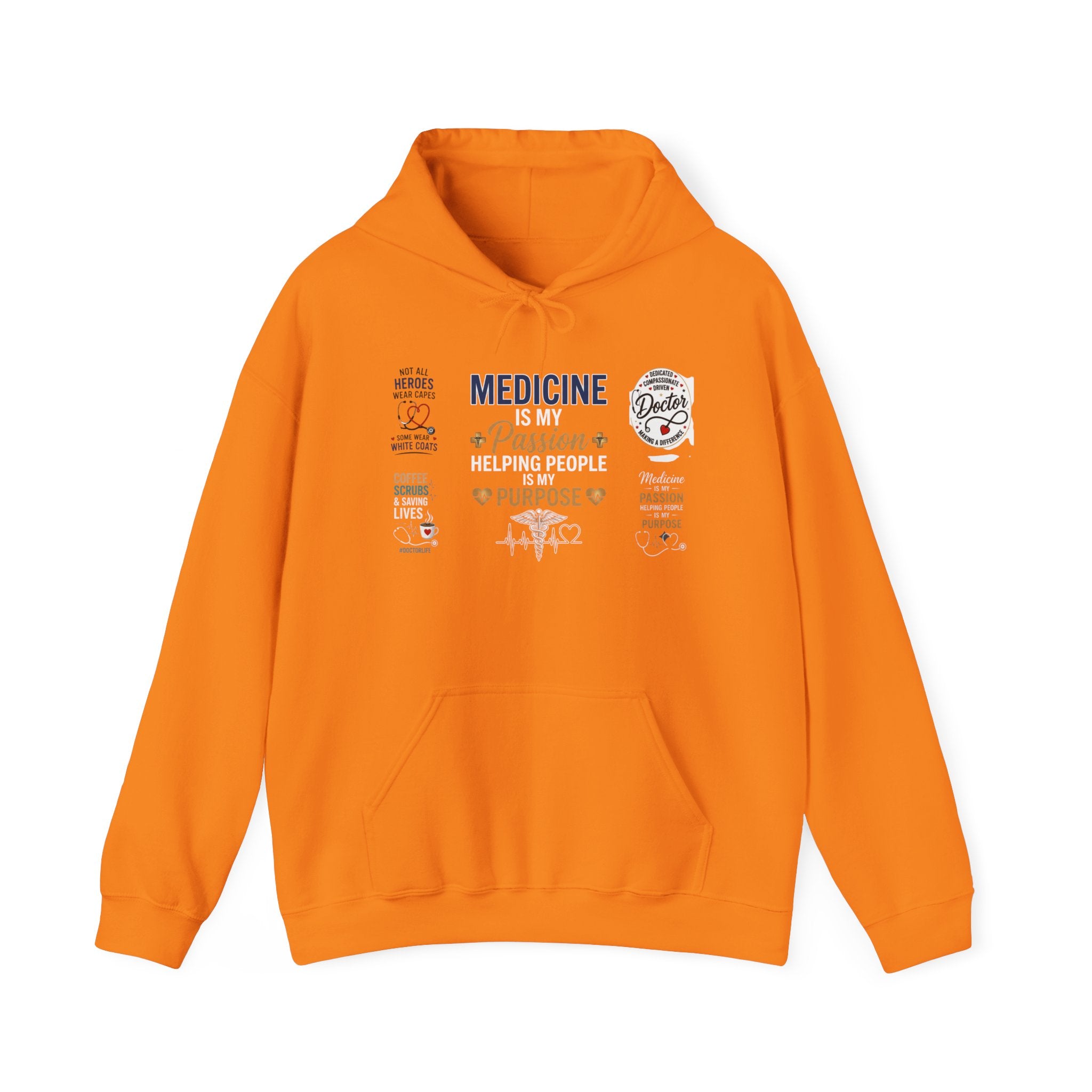 Medicine Passion Purpose Hoodie – Medical Student & Nurse Gift Pullover