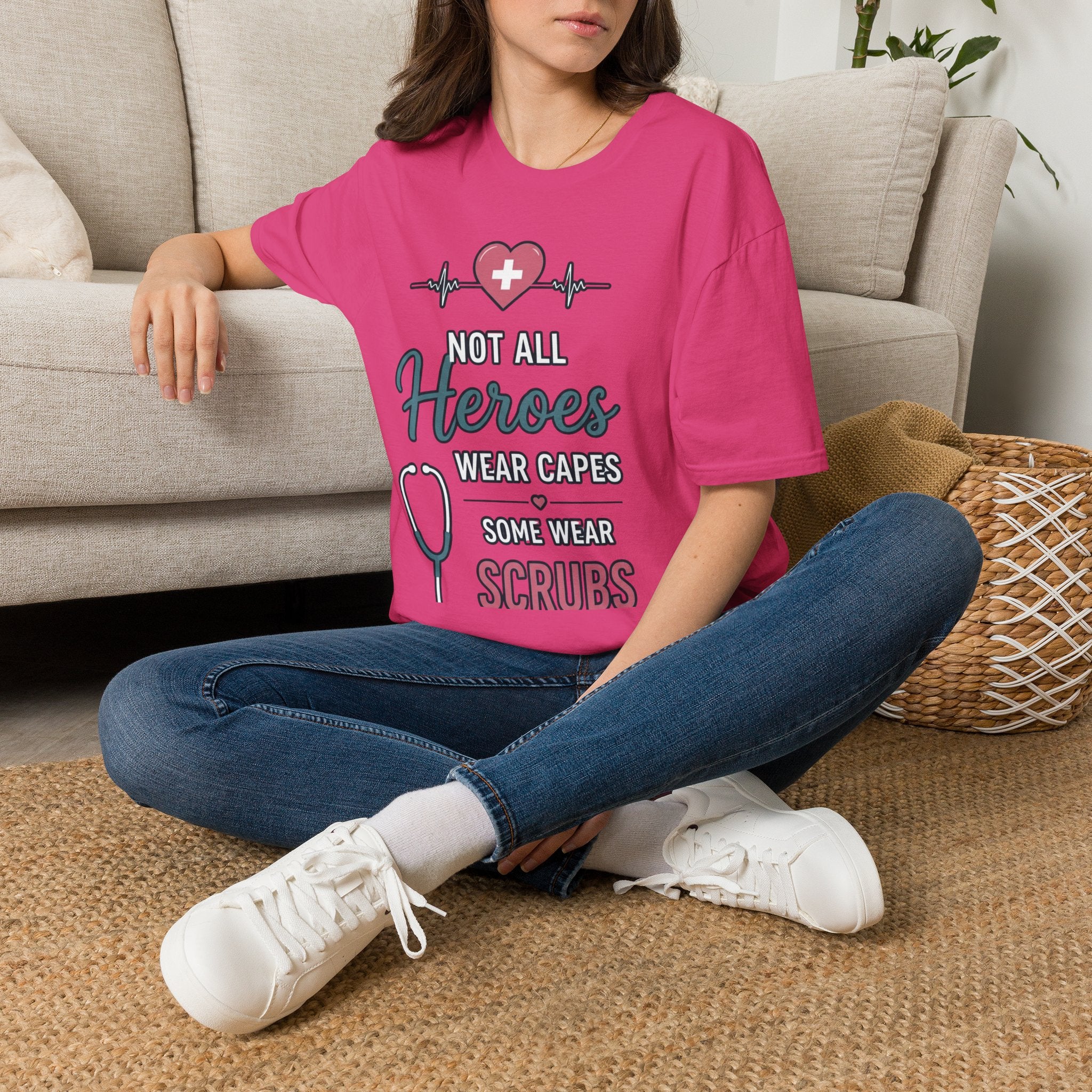 Nurse 'Not All Heroes Wear Capes' T-Shirt
