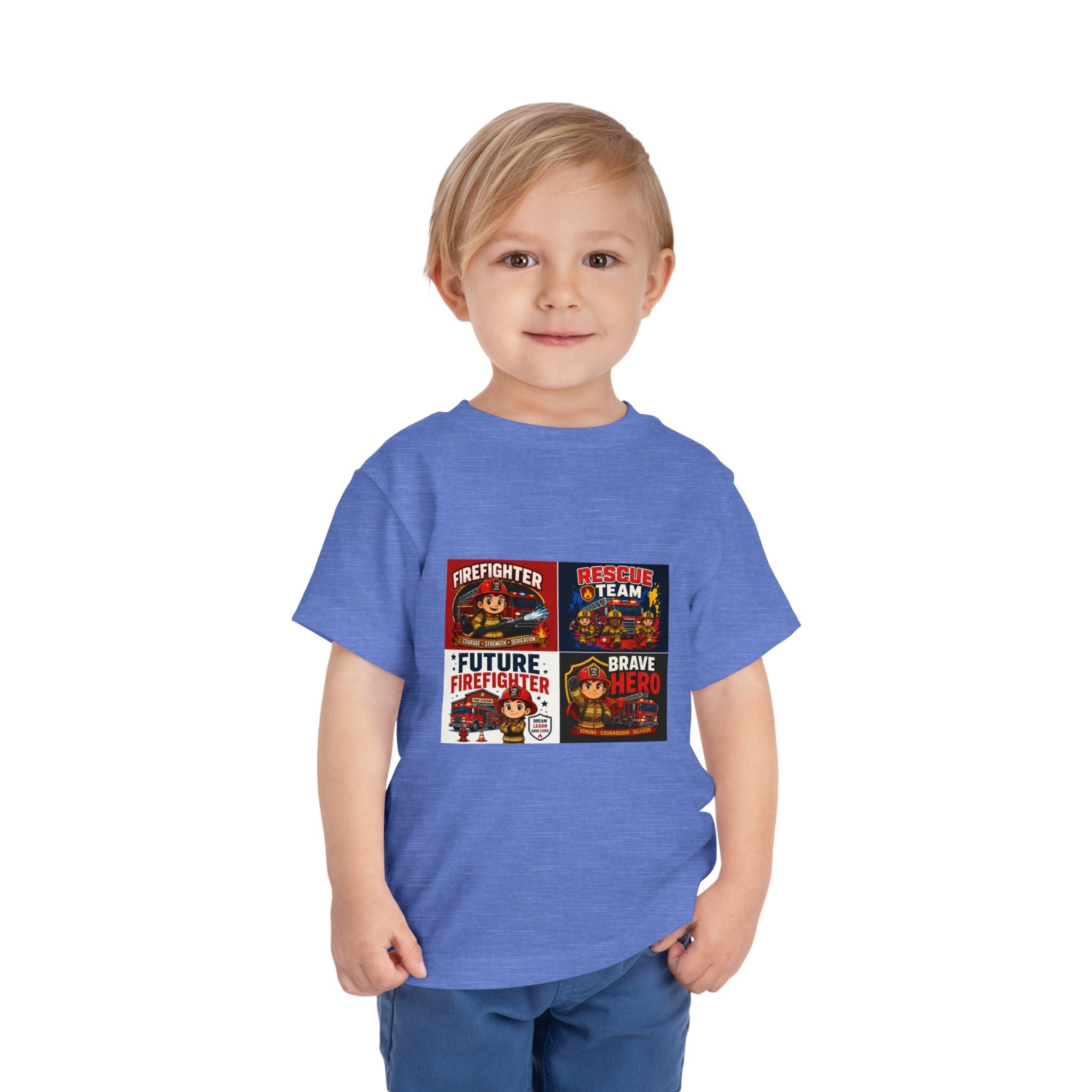 Toddler Firefighter Tee – "Future Firefighter" Rescue Team Brave Hero Kids Shirt