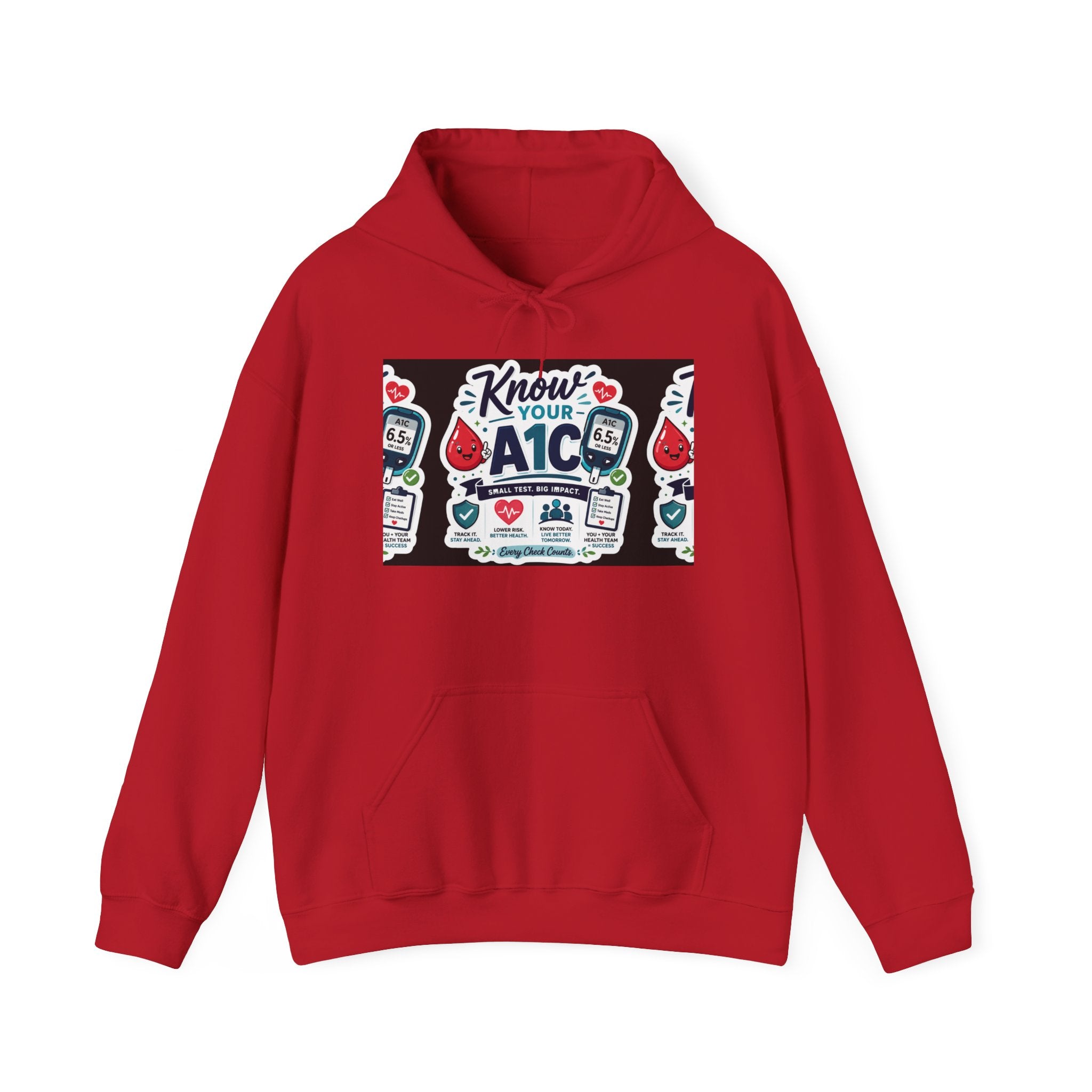 Know Your A1C Hoodie — Diabetes Awareness Sweatshirt