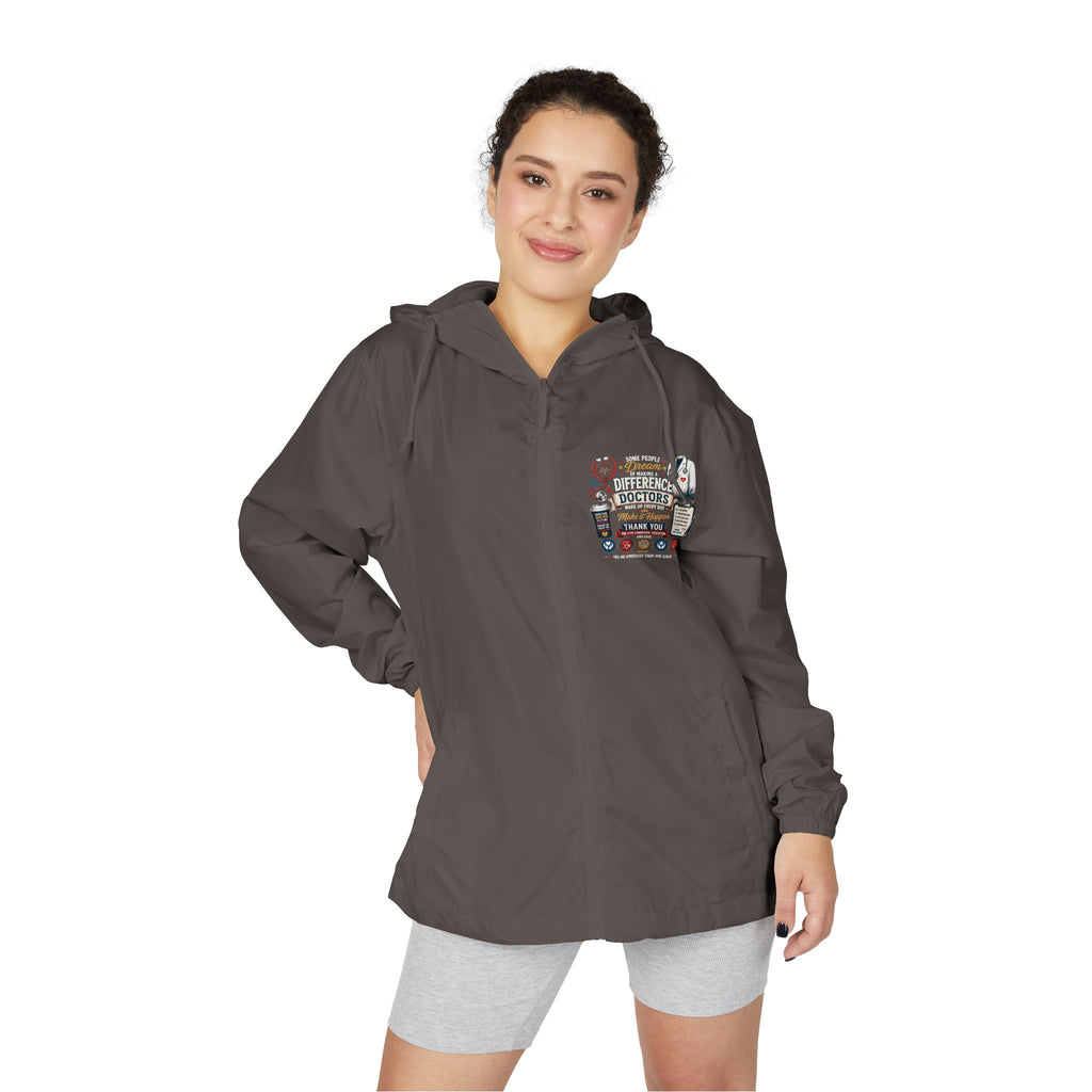 Windbreaker Jacket — Polaroid Camper Patch Graphic
