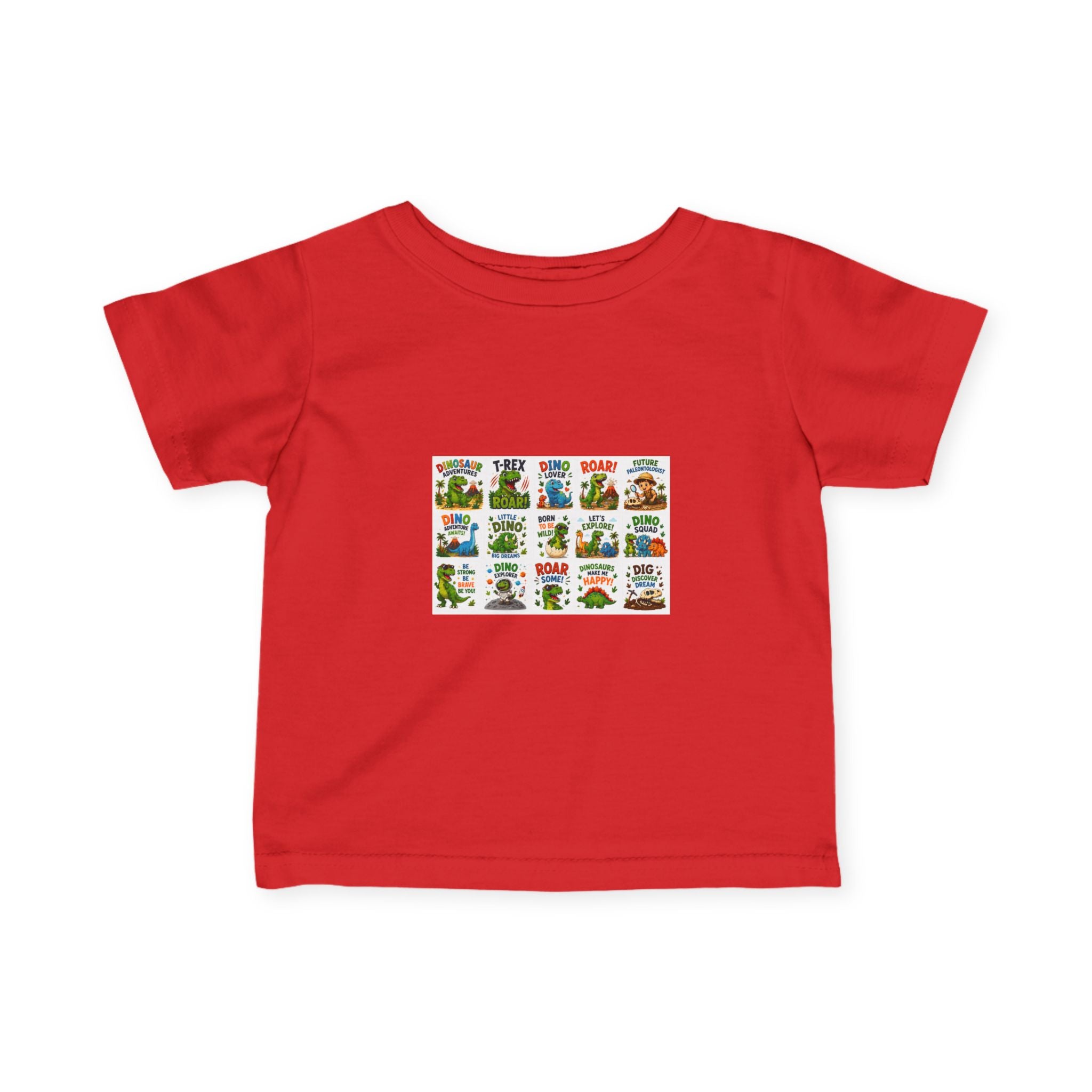 Infant Tee — Colorful Alphabet Animal Blocks Baby T-Shirt